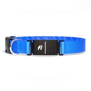 Fi dog Collar, size small, blue, does not include the Fi GPS